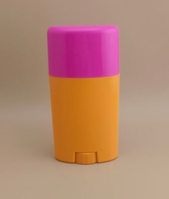 Оранжевый большой гладкий балсам для губ с розовой крышкой 0802 для помады