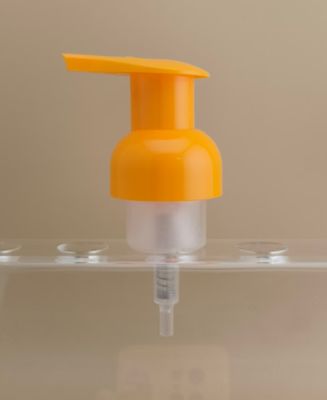 Нежный дизайн оранжевого пластикового пенообразователя для бутылок шампуня