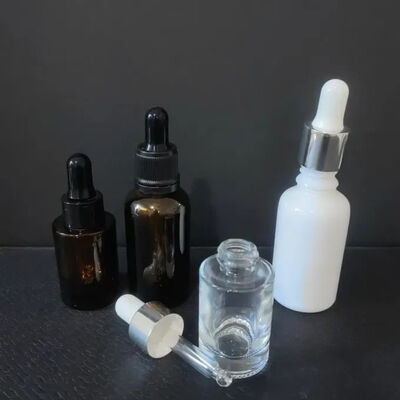 Высококачественный поставщик Amber Clear Boston 2 унции стеклянная бутылка эфирного масла с капельницей 60 мл для сыворотки
