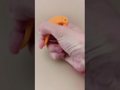 Оранжевый пластиковый мини-распылитель K601-1 для парикмахерской