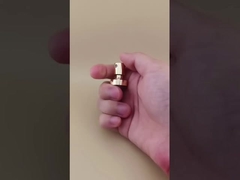 Золотой алюминиевый кнопка тонкий крепежный распылитель Большой корпус K402-1 для парфюмерии