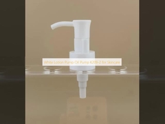 Белый лосьонный насос для ухода за кожей