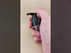 Блестящий черный лосьон насос винт ребрами K201-9 для бутылок по уходу за кожей