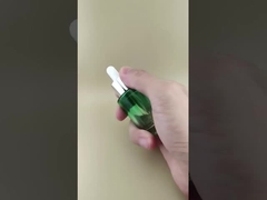 Новый дизайн Прозрачный плавный переход Темно-зеленый Гладкий флакон-капельница K-GBL30 для эссенции