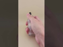 Новый дизайн прозрачной матовой круглой бутылочки-капельницы для лосьона