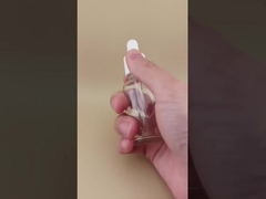 Нежный дизайн, прозрачная гладкая круглая бутылочка с пипеткой для ухода за кожей