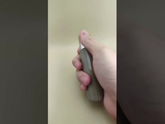 Новый дизайн коричневая гладкая круглая длинная бутылка-капельница K-GBL30 для эссенции