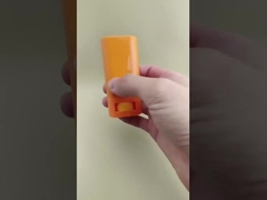 Оранжевый гладкий бальзам для губ