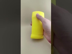 Желтая большая гладкая упаковка бальзама для губ 2309 для помад