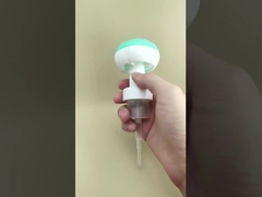 Прекрасный дизайн циан пластмассовый цветочный пенообразный насос для детских бутылок с дезинфицирующими средствами для рук