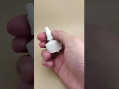 Белая пластиковая реброобразная желевая крышка для бутылок с краской