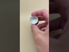 Пластиковая круглая гладкая крышка под дерево для косметических флаконов