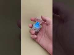 Приятный дизайн, прозрачная пластиковая круглая ребристая крышка для флаконов по уходу за кожей