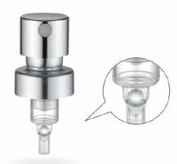 ODM K403 Прямая туманная парфюмерная насос для распыления 0,10cc Алюминий Серебряный цвет