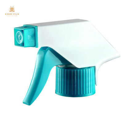 Профессиональный пластиковый триггерный распылитель 28/413 с защитой от пролива для распыления воды в бытовой химии