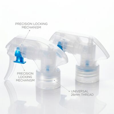 CRC Child Resistant Chemical Solvent Trigger Pump Sprayer 28/410 PP Acid Resistant for Industrial Cleaning