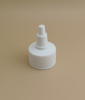 Белая пластиковая реброобразная желевая крышка для бутылок с краской