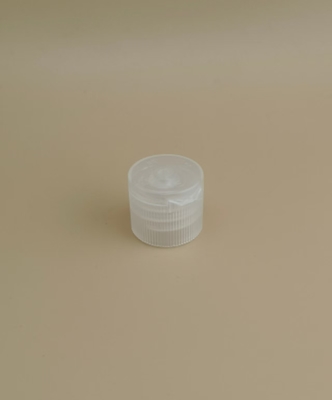 Маленькая прозрачная круглая ребристая пластиковая крышка для косметических флаконов